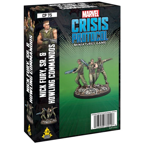 Atomic Mass Games Marvel Crisis Protocol: Nick Fury, Sr. & Howling Commandos 5 Atomic Mass Games Marvel Crisis Protocol: Nick Fury, Sr. & Howling Commandos - Image 5