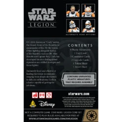Atomic Mass Games Star Wars: Legion - Clone Commander Cody Commander Expansion -Model Toy Store AMGSWL107EN 4