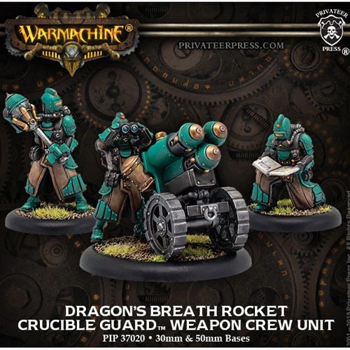 Warmachine: Crucible Guard - Dragon's Breath Rocket (3) 2 Warmachine: Crucible Guard - Dragon's Breath Rocket (3) - Image 2