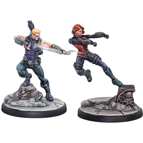 Atomic Mass Games Marvel Crisis Protocol: Hawkeye & Black Widow Character Pack 1 Atomic Mass Games Marvel Crisis Protocol: Hawkeye & Black Widow Character Pack