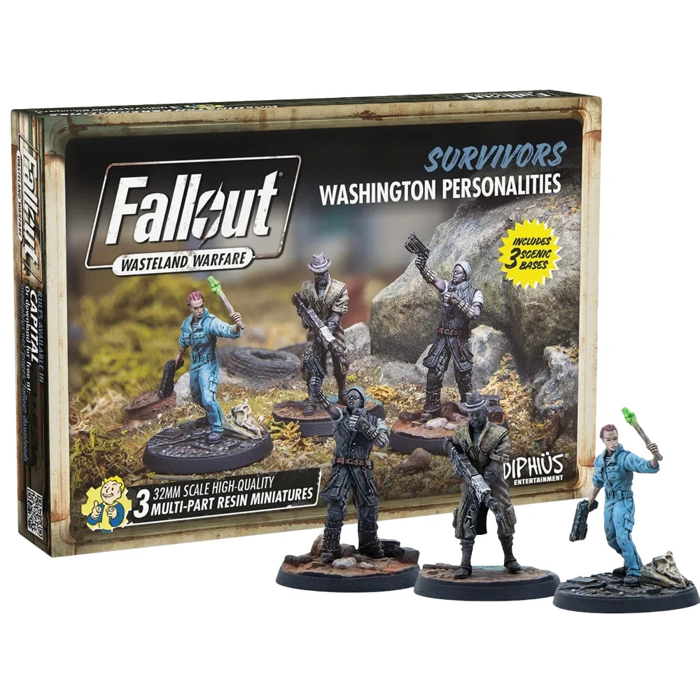 Fallout: Wasteland Warfare - Survivors: Washington Personalities 2 Fallout: Wasteland Warfare - Survivors: Washington Personalities - Image 2