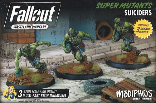 Fallout: Wasteland Warfare - Super Mutants Suiciders 1 Fallout: Wasteland Warfare - Super Mutants Suiciders