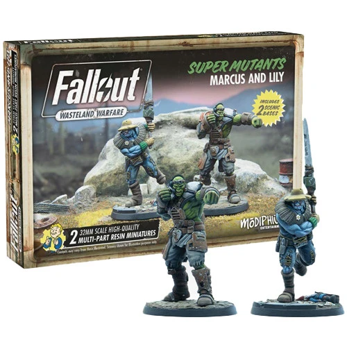 Fallout: Wasteland Warfare - Super Mutants Marcus & Lily 4 Fallout: Wasteland Warfare - Super Mutants Marcus & Lily - Image 4