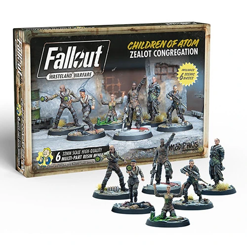 Fallout: Wasteland Warfare - Children Of Atom - Zealot Congregation 1 Fallout: Wasteland Warfare - Children Of Atom - Zealot Congregation