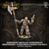 Warmachine: Mercenaries - Sergeant Nicolas Verendrye Steelhead Character Solo (1) (Last Chance)